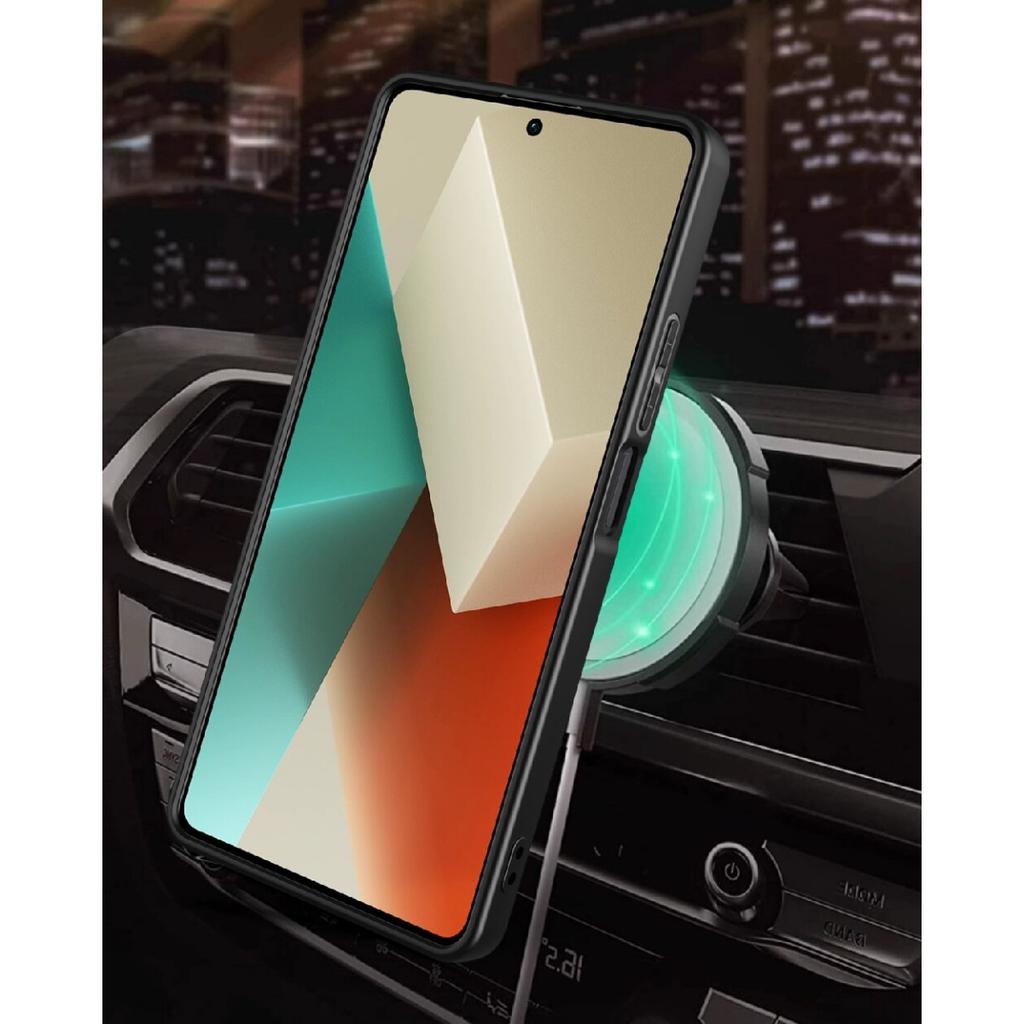 Бронированный чехол для Redmi Poco X7 Pro Note 13 Pro Plus 5G 4G с вращающейся на 360° подставкой-кольцом и магнитной беспроводной зарядкой для Xiaomi 14T Pro