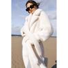 New Imitation Mink Fur Coat Winter Long Environmentally Friendly Artificial Fur Coat Loose High-end Women's Clothing