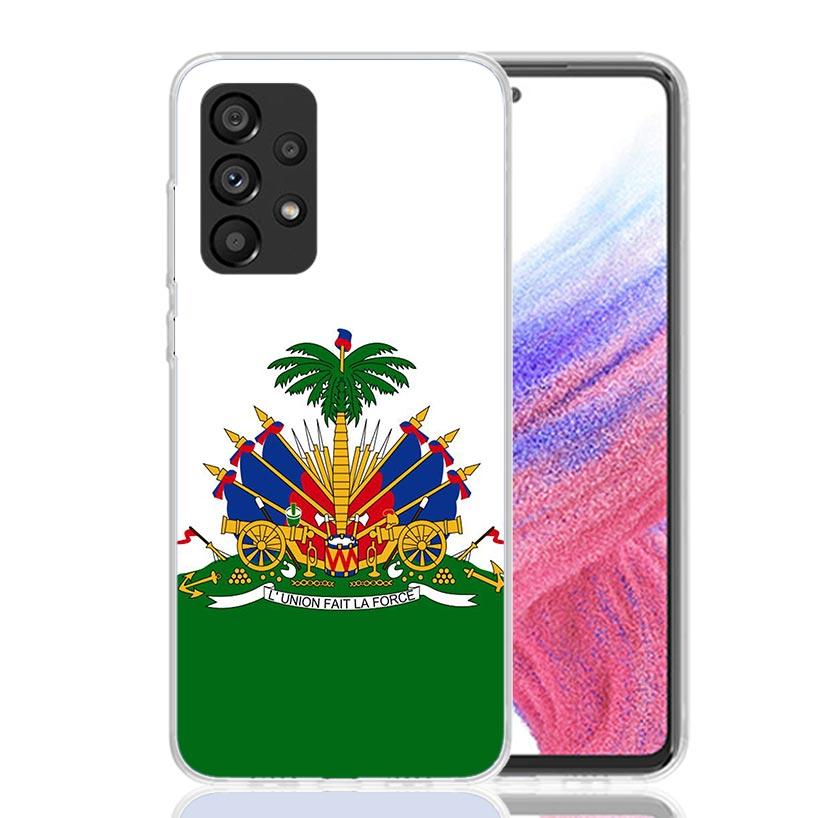 Haiti Haitian Flag Phone Case for Samsung Galaxy A17 A16 A15 A14 A13 A57 A56 A55 A54 A53 A37 A36 A35 A34 A33 A26 A25 A24 A23 Gal
