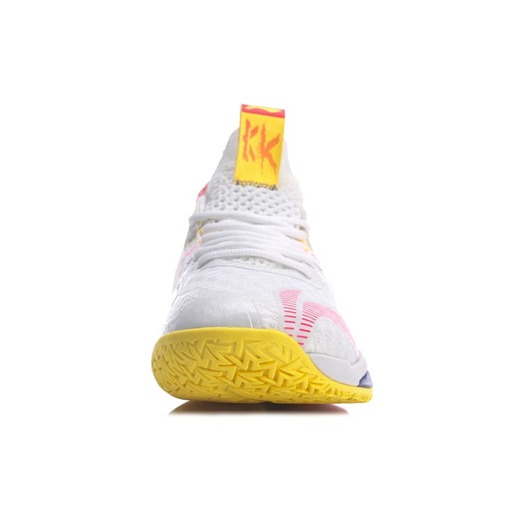 Li Ning Raid 4 Удобные низкие мужские бадминтонные кроссовки Бело-красные AYAR011-3