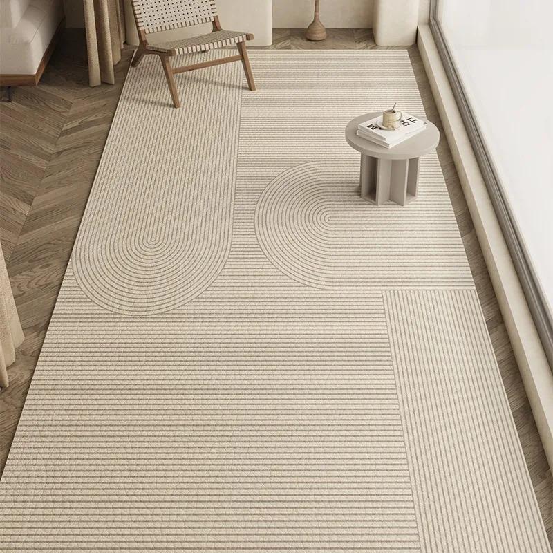 Балкон Водонепроницаемый Ковер ПВХ Кожа Противоскользящий Напольный Коврик Большой Размер Минималистичный Стиль Домашнее Украшение Ковер Кухонные Ковры