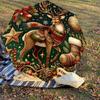 1PC Christmas DeerAutomatic Open/Close Umbrella with Windproof, 8-Rib Sturdy Canopy, Durable Ribs, Fashionable Design, Outdoor Accessory, Fun Prin, Ho