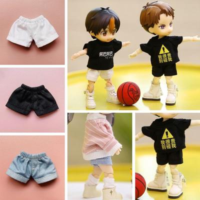 Шорты для кукол 1/12 BJD Повседневная одежда Детская игрушка Аксессуары для кукол Для кукол OB11 1/11 Джинсовые шорты Наряды Одежда для кукол