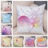 Beautiful Flower Cushion Cover Art Sofa Pillowcase Home Simple Geometric Flower Pillowcase