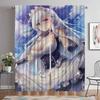 Azur Lane Home Interior Curtains 2 Pieces Shades Curtains Детская комната Гостиная занавеска Перегородка Хэллоуин Украшение Кухня