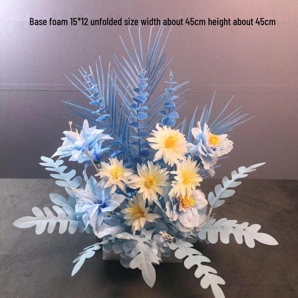 Большой набор для украшения свадебной дорожки и Т-сцены из шелковых цветов