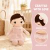 Lace Clothes Sleeping Dolls 40cm Size Soft Doll Pillow Cute Stuffed Dolls  For Kids