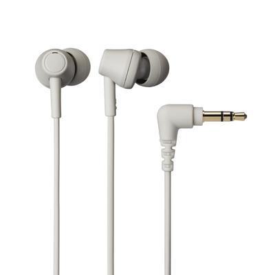 Наушники Audio-Technica ATH-CK350X BG Проводные Внутриканальные Тип Переработанный Пластик Содержит Антибактериальные Маленькие Бежевые