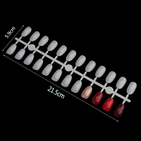 240 шт./упак. лак для ногтей Цветная карта для начинающих практика образец поддельные советы дисплей