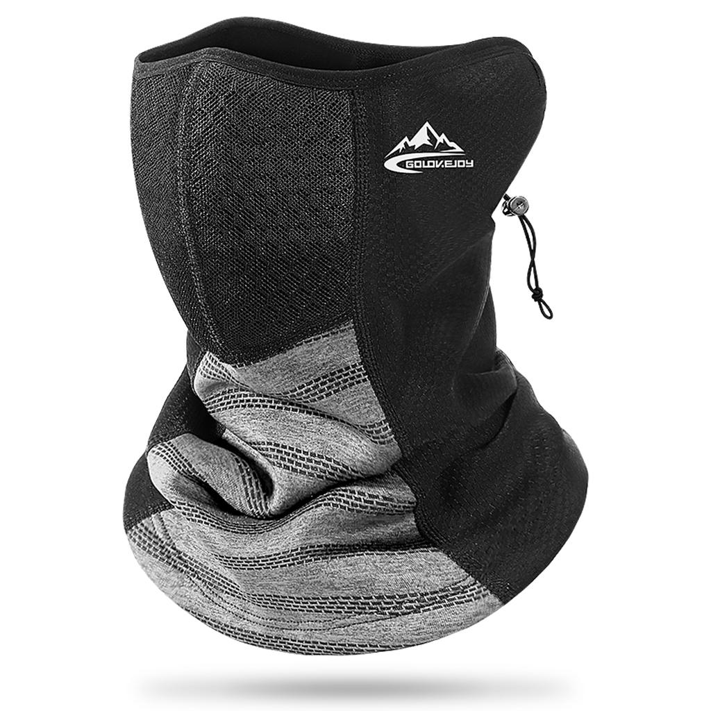 Зимняя грелка для шеи с 1 шт. активным угольным фильтром для мужчин и женщин ветрозащитная Балаклава для лица теплая