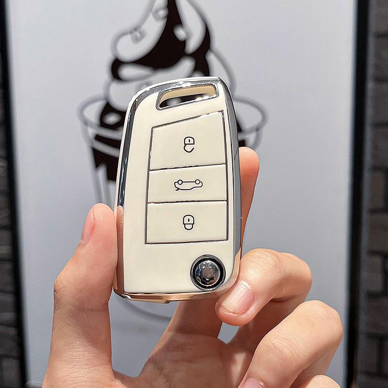 Применимо17 18Volkswagen PassatPassatCar Чехол для ключей с пряжкой