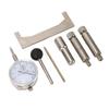 7 Pcs Diesel Fuel Injection Pump Timing Gauge Static Regulator Adapter Setting Plug Kit for Turbo Diesel Engines