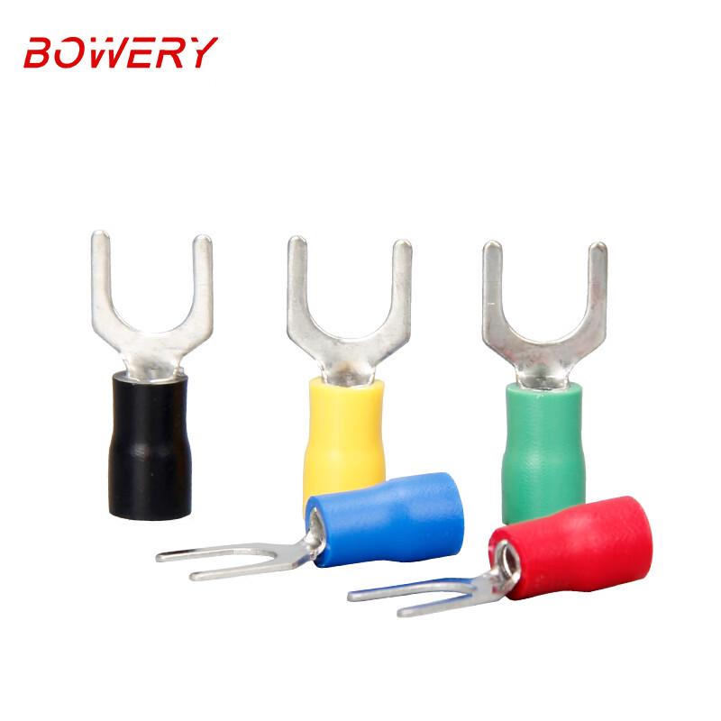 BOWERY SV2-4M Fork Pre-Insulated Cold Press Wire Terminals
