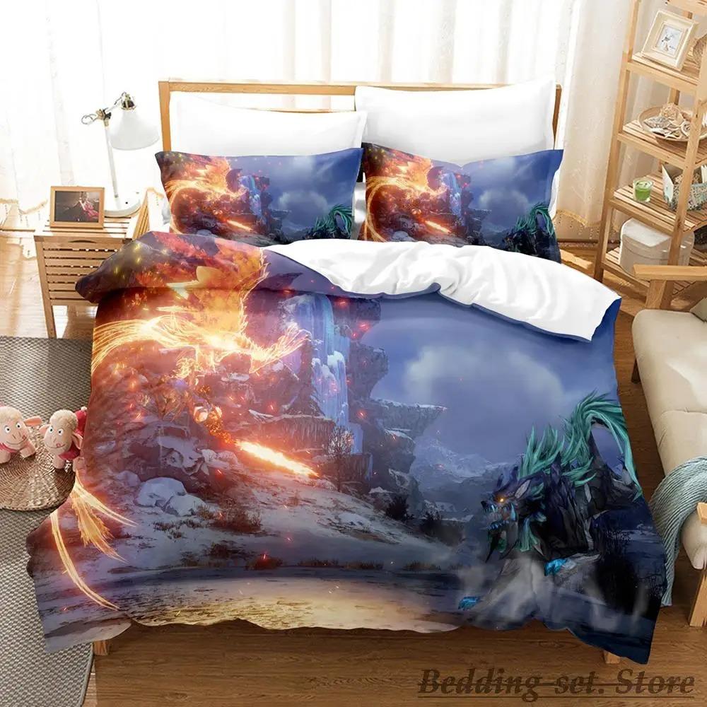 Новый комплект постельного белья Tales of Arise Single Twin Full Queen King Size Bed Set Adult Kid Bedroom Duvetcover Sets Anime