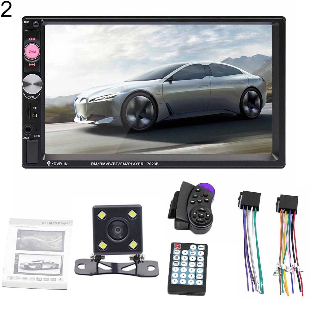 7023B 7-дюймовый Bluetooth-радио, аудио, 2Din, автомобильный видеоMP5-плеер с камерой заднего вида Электронное Королевство