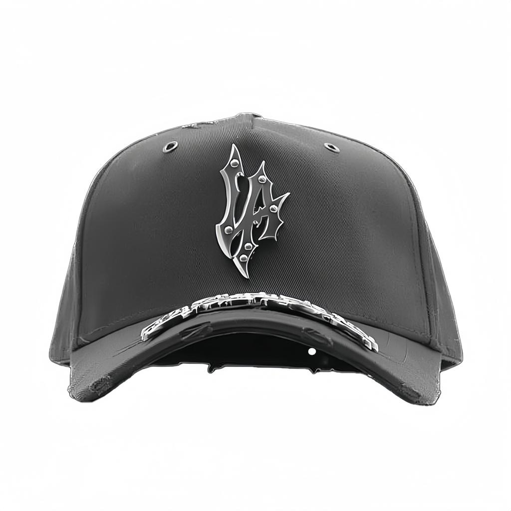 High Quality 5-Panel Curved Brim Baseball Cap with Rhinestone Embellishments Terry Fabric Dobby Style-Sporty Unisex Adult Hat