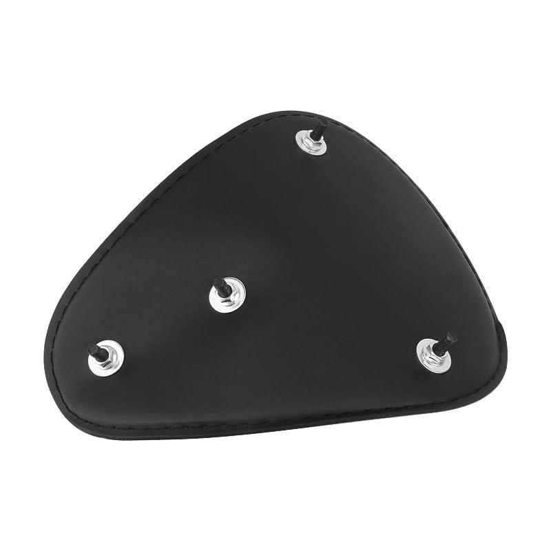 Black Single Saddle Spring Solo Seat for Harley and Universal Chopper, Dragster, Virago, Desperado, XV250, XV400. Replacement.