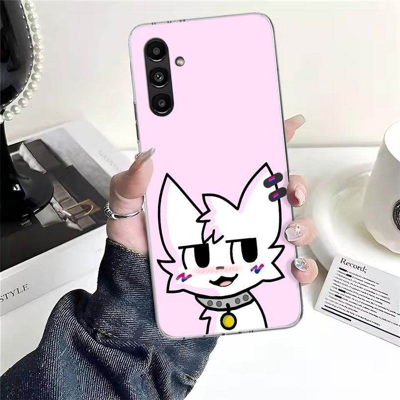 Кот-Бойкиссер Для Samsung Galaxy A16 A15 A14 A13 A56 A55 A54 A53 Чехол для телефона A36 A35 A34 A33 A26 A25 A24 A23 A05S A04S A03S
