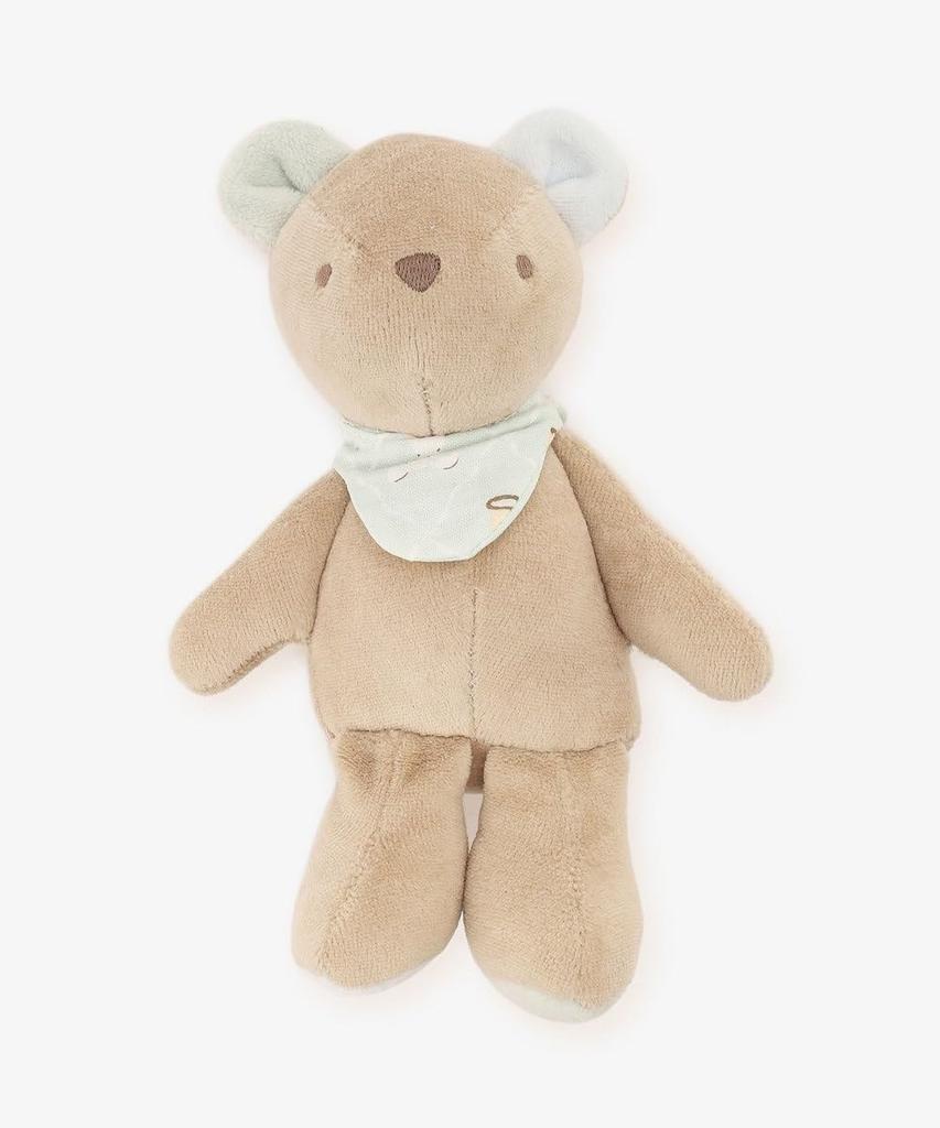 Tea AfternoonTea LIVING Bib Bib HY32 Bear Bib Stuffed Toy Set Green [Afternoon Living] &