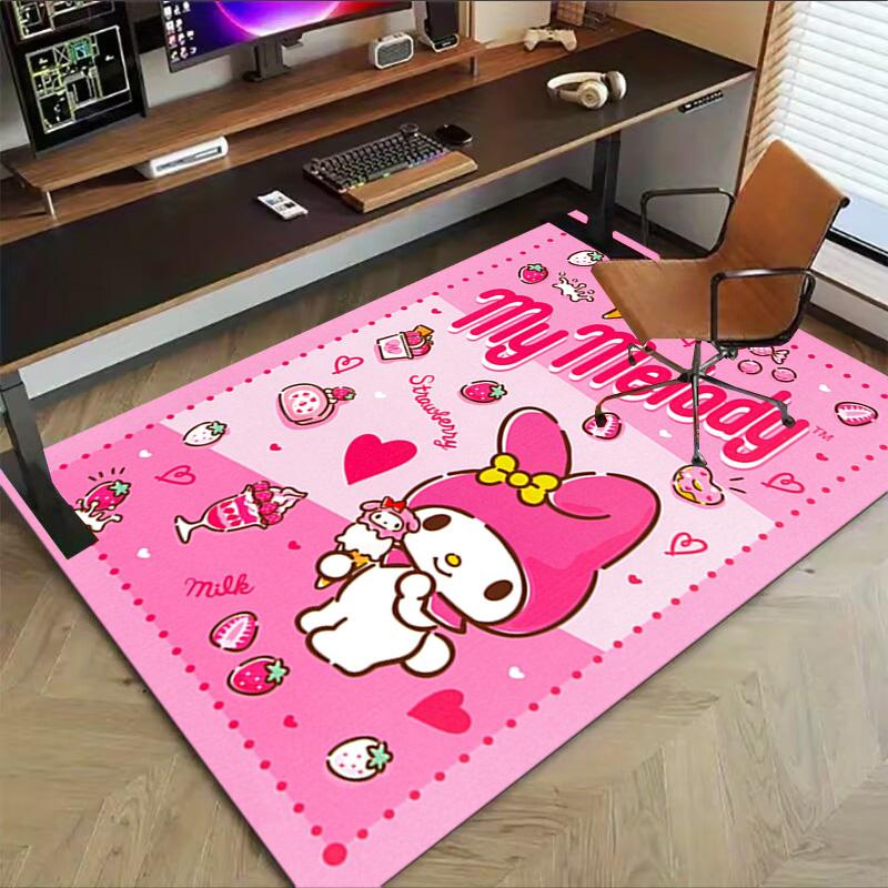 Melody Sweet Treats Carpet For Playroom Bedroom Living Room Sofa Home Decorkids Game Area Rug Nonslip Floor Mat