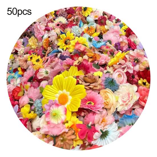 Artificial Flower Garland Faux Wildflower Hanging Decoration Fake Floral Vines Curtain for Spring Summer Home Garden Wedding Party Arch Wall Decor