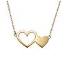 [N2533] - Gold Plated 'Love' Necklace - 20x11 Mm