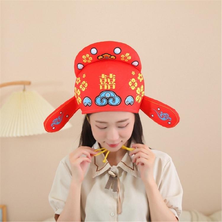 Traditional Groom Hat for Wedding Party and Photography Props Costume Hat