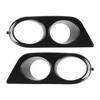 2X Front Bumper Fog Light Cover For BMW E46 M3 2001 2002 2003 2004 2005 2006 Car Dual Hole Surround Air Duct Grille Racing style