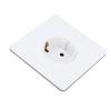 Настенная розетка Панель из нержавеющей стали Основание ПК Белый Современный настенный штекер для дома отеля 16А