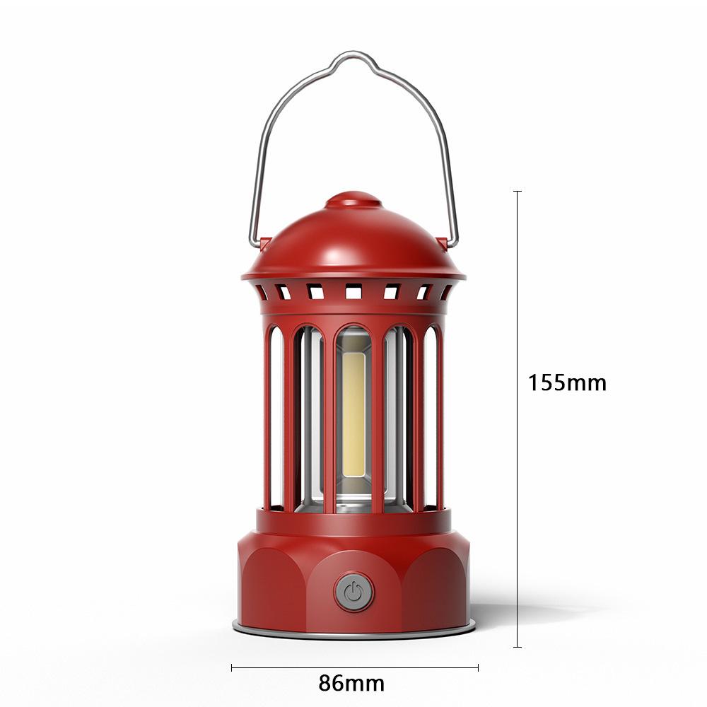 Rechargeable Retro Camping Light: Outdoor Hanging, Handheld Tent Illumination