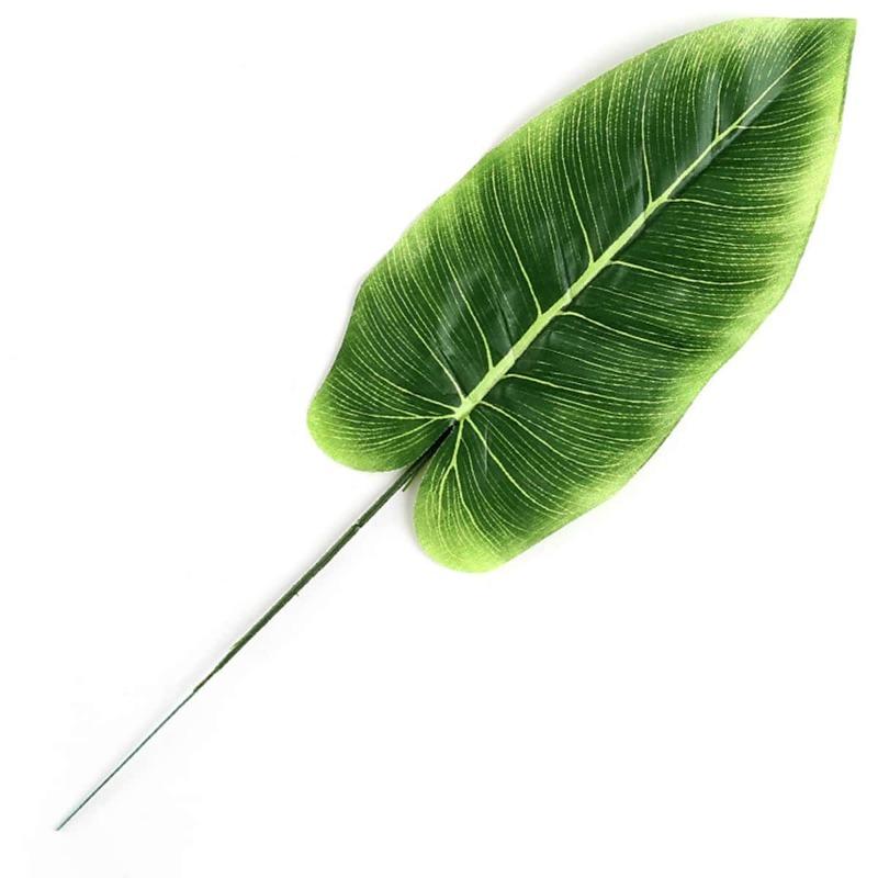 20 шт. искусственных растений, искусственные листья райской птицы, искусственные листья банана, тропический лист монстеры, искусственный лист пальмы, папоротник для акцента тропической зелени