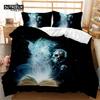 Magic Book King Duvet Cover Set Planet Galaxy Bedding Set Microfiber Star Cover Double Twin Queen For Kids Boys Girls
