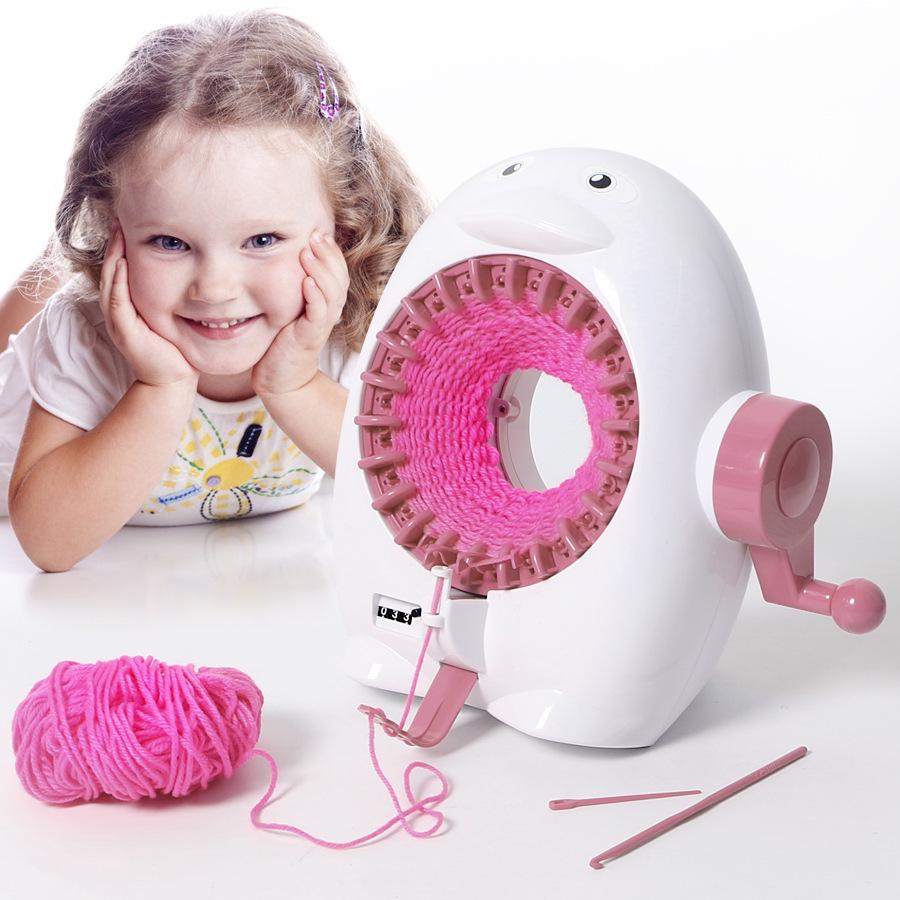 Вертикальная ручная вязальная машина Penguin с 22 иглами для вязания шарфов, шапок и носков своими руками.