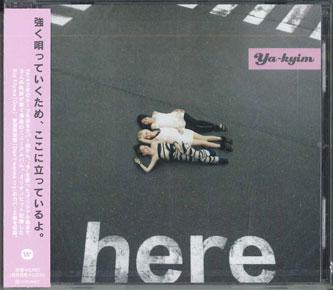 CD YAKYIM Здесь WPCL11036PROMO WARNER 2012 Япония Оби Японская клубная танцевальная музыка Б/у