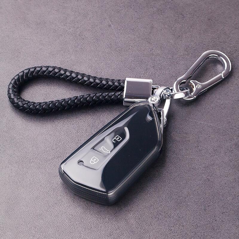 Портативный Прозрачный Черный Чехол-Крышка Для Брелока Автомобиля Vw Volkswagen Golf 8 Mk8 Id3 Id4 Cupra Skoda Octavia A8 Seat Formentor Tarraco