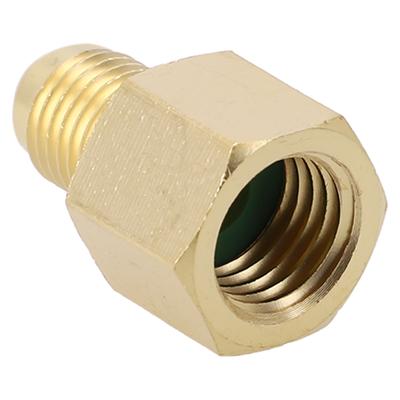Адаптер для кондиционера SAE 1/4" с наружной резьбой, латунный, переходник, антивозрастной, быстроразъемное соединение, внутренняя резьба 1/2", адаптер для автомобильного кондиционера