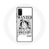 Чехол для Samsung Galaxy S20 One Piece Manga search Poster Белый