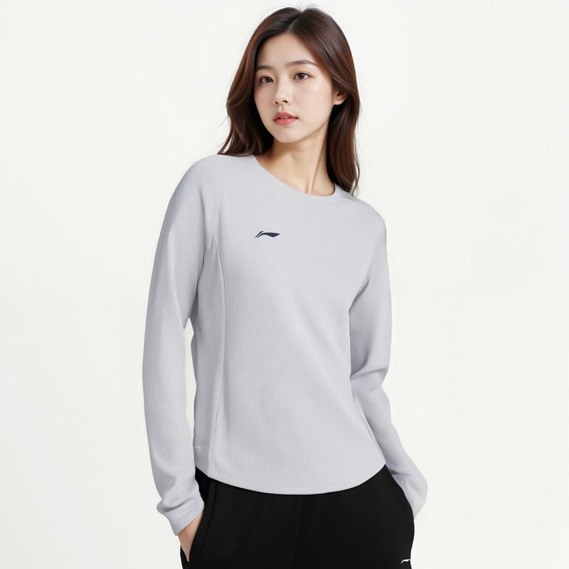 Li Ning Женская футболка с длинным рукавом ATLV396-2