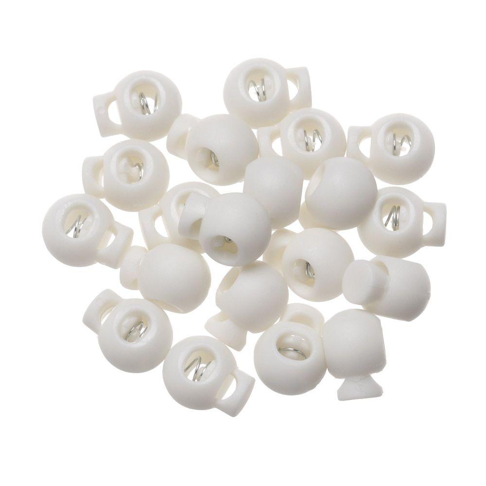 Multi-colors Sportswear Accessories DIY Plastic Stopper Apparel Shoelace Toggle Clip Cord Lock Bean