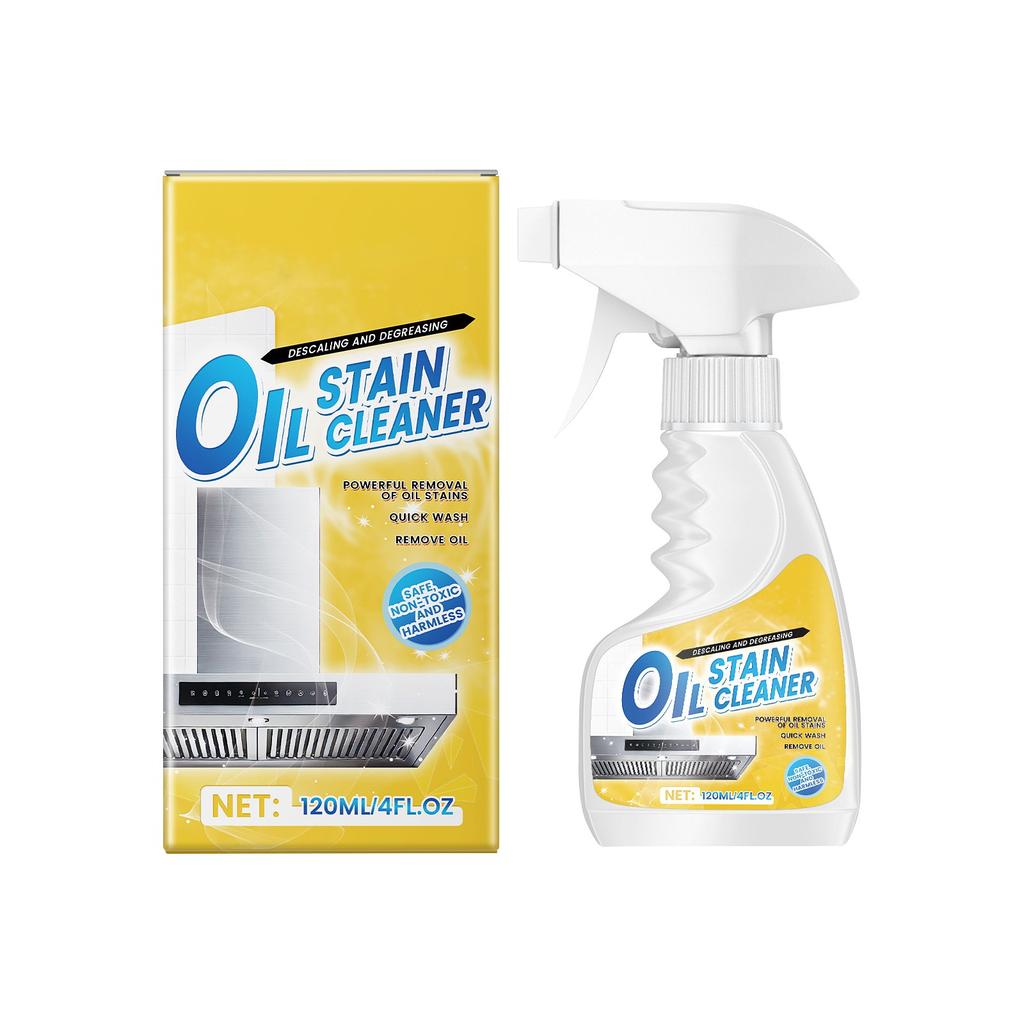 Обезжиривающий спрей для кухни, сильные масляные пятна на столешнице кухонной вытяжки, пенное чистящее средство для кухни 120 мл
