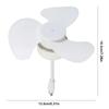 Светодиодный мини-потолочный вентилятор с удлинителем для шланга, лампочка-вентилятор с питанием от USB