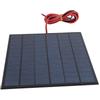 Solar Power Epoxy Module Board Polysilicon DC18V 4.5W Tool Supplies with 2meter Red Black Wire