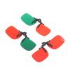 1X Kids Foldable Clip Amblyopia Corrective Glasses Red Green Color Squint Blind