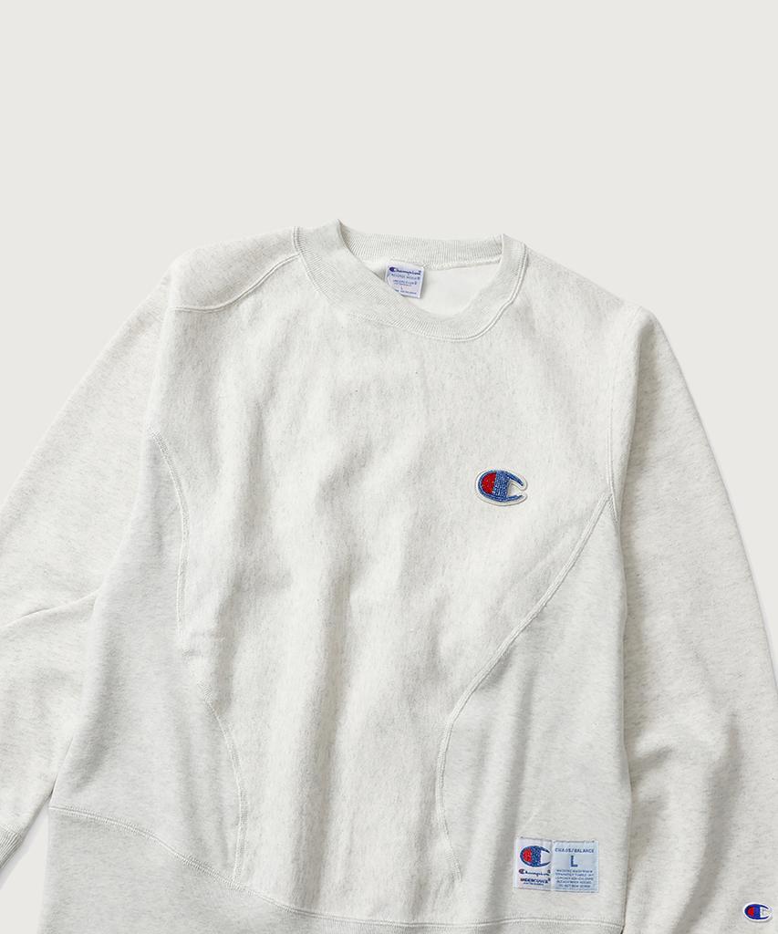 CHAMPION X Undercover Reverse Weave Structured Sweatshirt Oatmeal