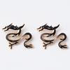 Vintage Dragon Brooch Retro Badge Fashion Jewelry Trendy Fashion Accent Dragon Shape Lapel Pin for Fashion Enthusiasts