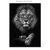 Black White Animal Canvas Painting Lion Posters and Print Home Decor Mural Wall Art Pictures for Living Room Bedroom Decoration