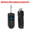 Беспроводной микрофонный передатчик Перезаряжаемые микрофоны Проводная к беспроводной системе Беспроводной микрофонный адаптер для динамического микрофона