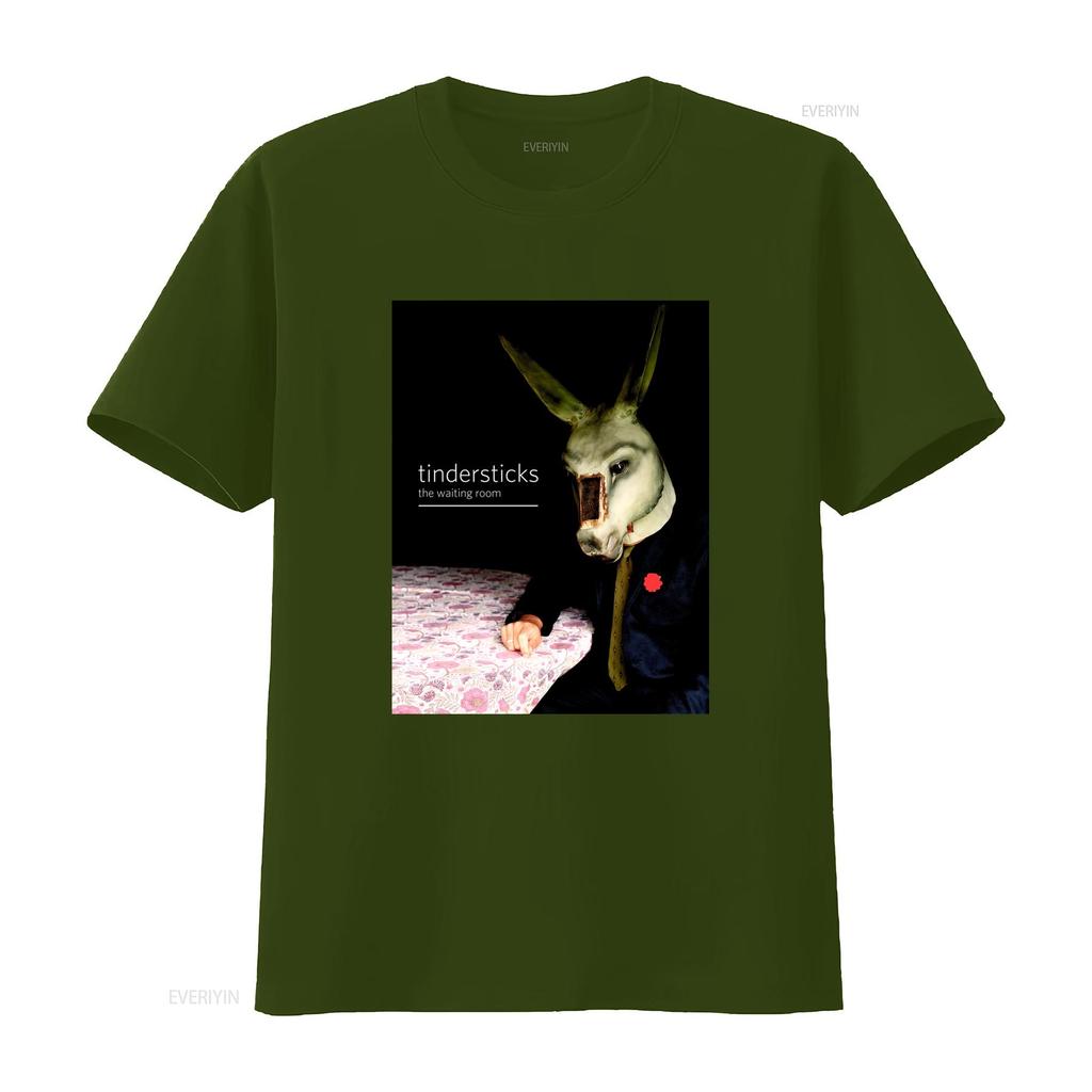 Tindersticks The Waiting Room Unique Donkey Mask Print T Shirt For Casual Fashion Vintage Slightly Comfortable Soft