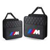 Car Sticker E90 For BMW Car Tissue Box PU Leather Auto Seat Hanging Paper Towel Holder Storage Accessories For BMW M M3 M4 M5 X1