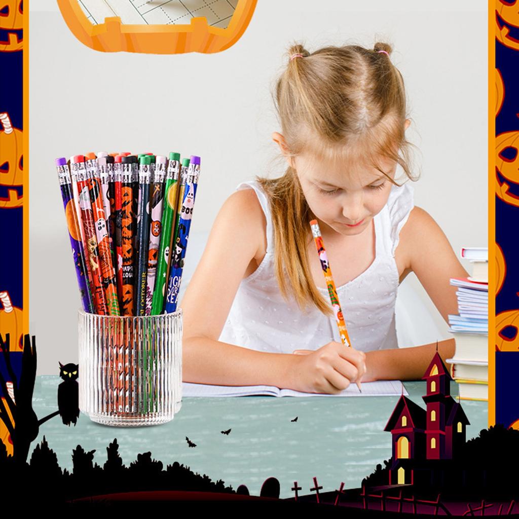 Канцелярские товары на Хэллоуин Ластик Карандаш Подарок для студента Набор карандашей на Хэллоуин
